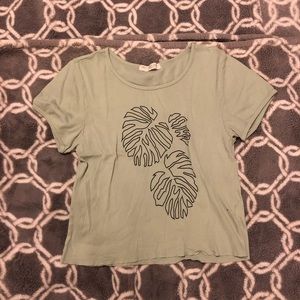 urban outfitters cropped tee